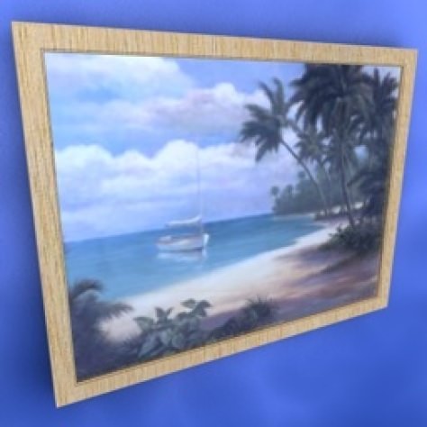 JH-CAD-interior-library glass container with sand in it 3D model_487