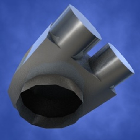 JH-CAD-interior-library glass container with sand in it 3D model_167