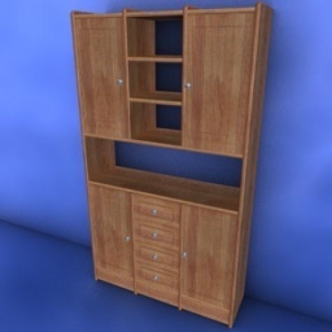 JH-CAD-interior-library glass container with sand in it 3D model_76