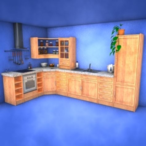 JH-CAD-interior-library glass container with sand in it 3D model_240