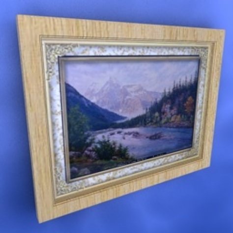 JH-CAD-interior-library glass container with sand in it 3D model_507