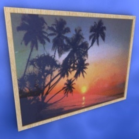 JH-CAD-interior-library glass container with sand in it 3D model_500