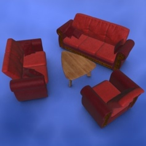 JH-CAD-interior-library glass container with sand in it 3D model_605