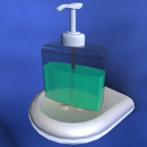 JH-CAD-interior-library glass container with sand in it 3D model_457