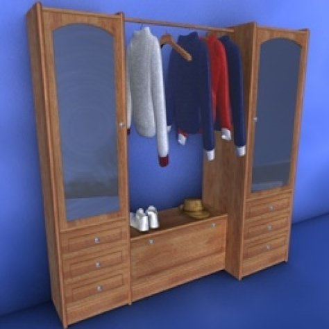 JH-CAD-interior-library glass container with sand in it 3D model_346