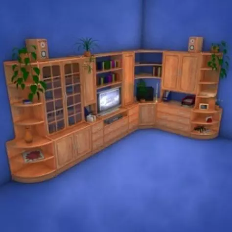 JH-CAD-interior-library glass container with sand in it 3D model_0