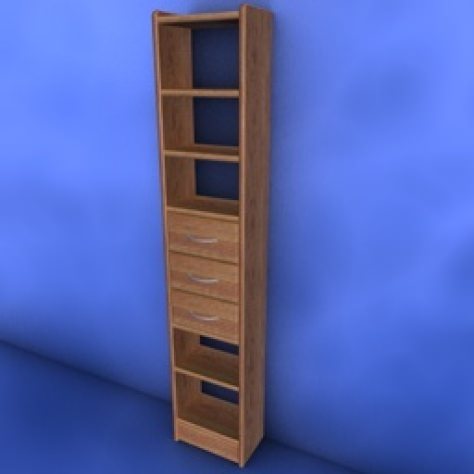 JH-CAD-interior-library glass container with sand in it 3D model_71