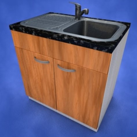 JH-CAD-interior-library glass container with sand in it 3D model_873