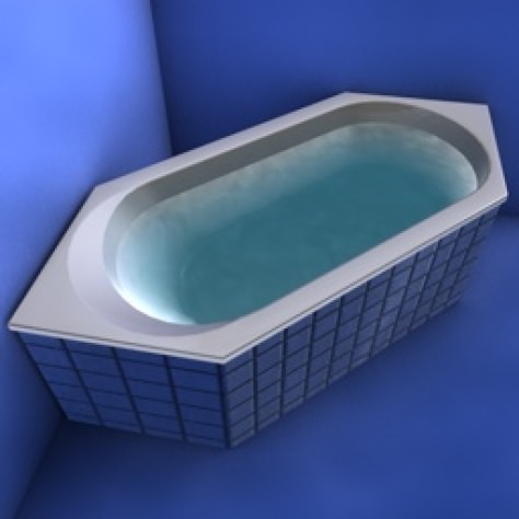 JH-CAD-interior-library glass container with sand in it 3D model_96