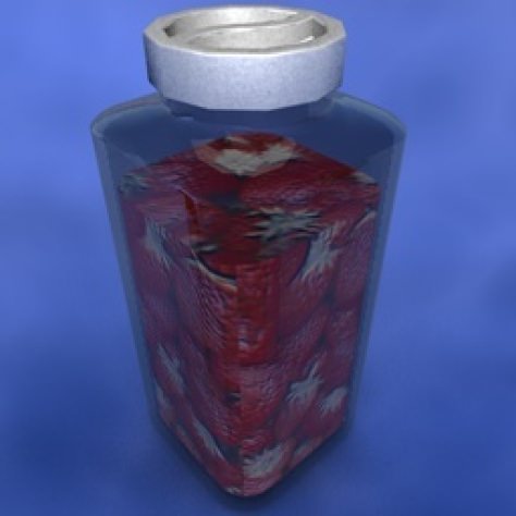 JH-CAD-interior-library glass container with sand in it 3D model_359