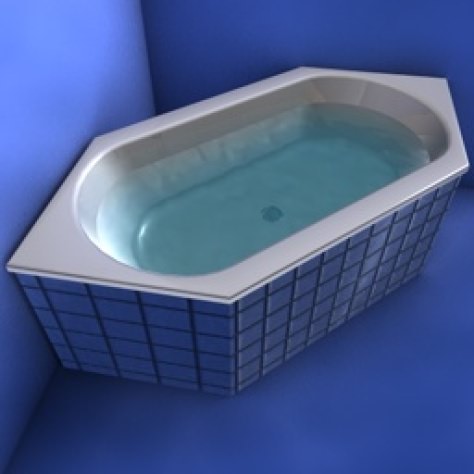 JH-CAD-interior-library glass container with sand in it 3D model_179