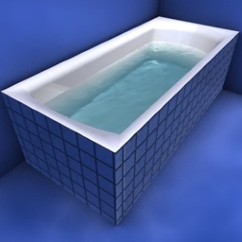 JH-CAD-interior-library glass container with sand in it 3D model_186