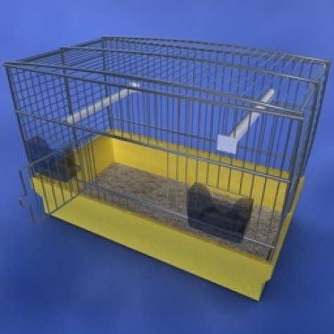 JH-CAD-interior-library glass container with sand in it 3D model_673