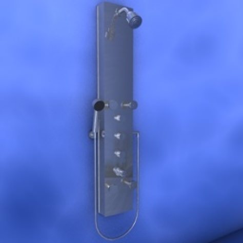 JH-CAD-interior-library glass container with sand in it 3D model_393