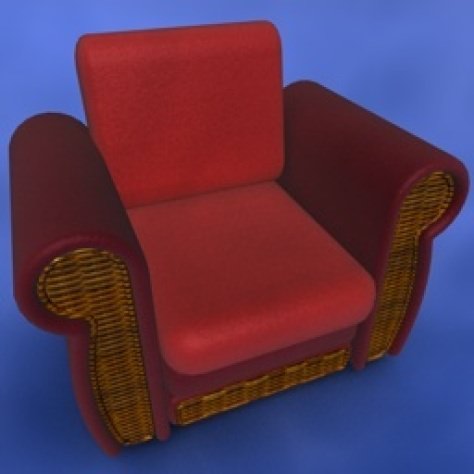 JH-CAD-interior-library glass container with sand in it 3D model_595