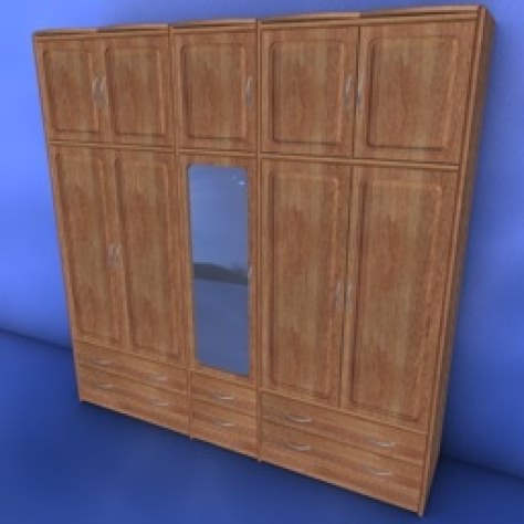 JH-CAD-interior-library glass container with sand in it 3D model_43