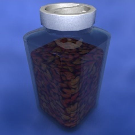 JH-CAD-interior-library glass container with sand in it 3D model_163