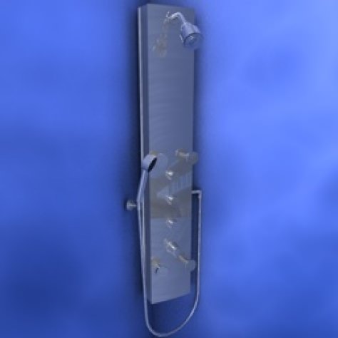 JH-CAD-interior-library glass container with sand in it 3D model_394