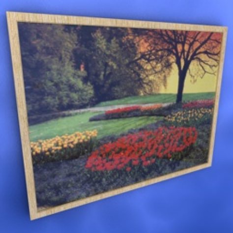 JH-CAD-interior-library glass container with sand in it 3D model_496