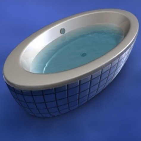 JH-CAD-interior-library glass container with sand in it 3D model_103