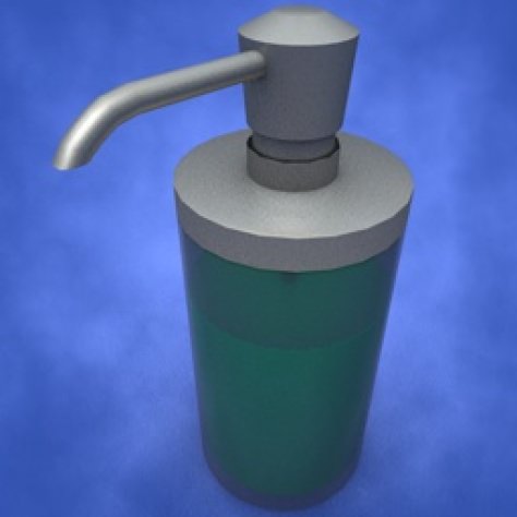 JH-CAD-interior-library glass container with sand in it 3D model_929