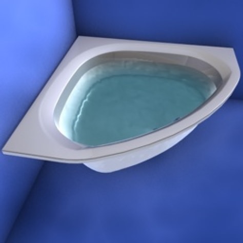 JH-CAD-interior-library glass container with sand in it 3D model_182