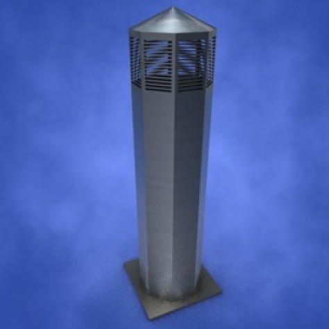 JH-CAD-interior-library glass container with sand in it 3D model_191