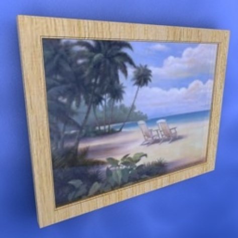 JH-CAD-interior-library glass container with sand in it 3D model_515