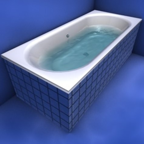 JH-CAD-interior-library glass container with sand in it 3D model_190