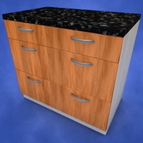 JH-CAD-interior-library glass container with sand in it 3D model_24