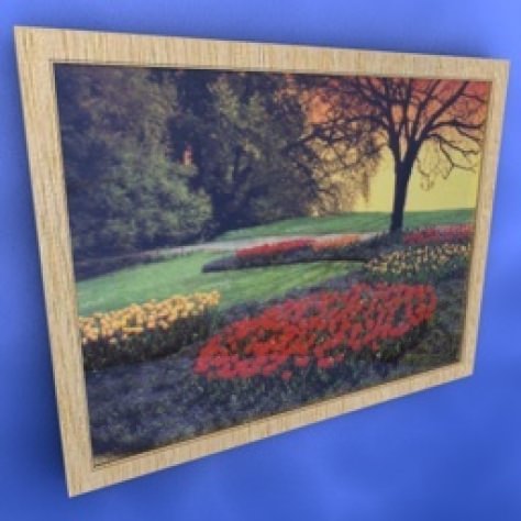 JH-CAD-interior-library glass container with sand in it 3D model_525