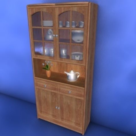 JH-CAD-interior-library glass container with sand in it 3D model_671