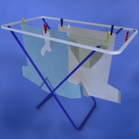 JH-CAD-interior-library glass container with sand in it 3D model_683