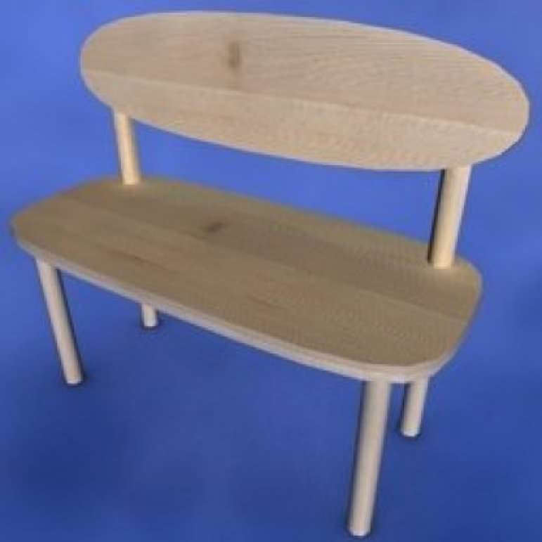 JH-CAD-interior-library glass container with sand in it 3D model_896