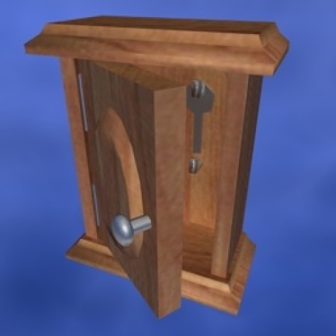 JH-CAD-interior-library glass container with sand in it 3D model_38