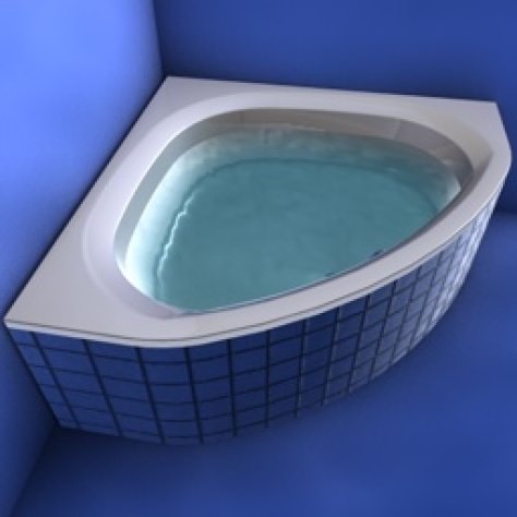 JH-CAD-interior-library glass container with sand in it 3D model_181