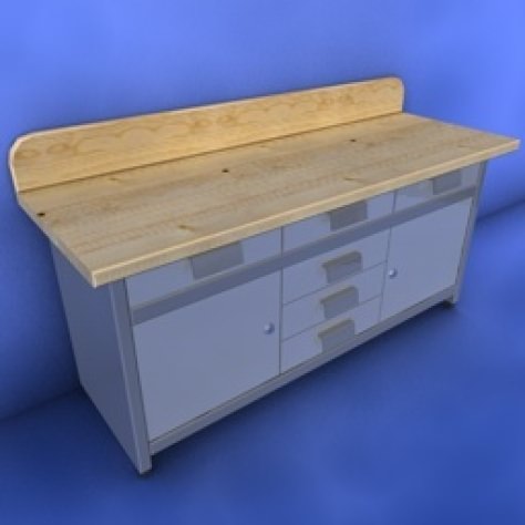 JH-CAD-interior-library glass container with sand in it 3D model_649