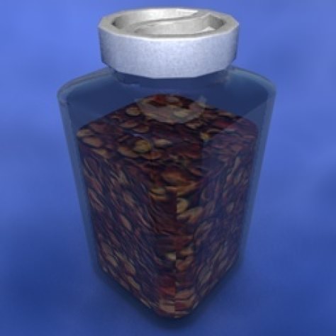 JH-CAD-interior-library glass container with sand in it 3D model_234