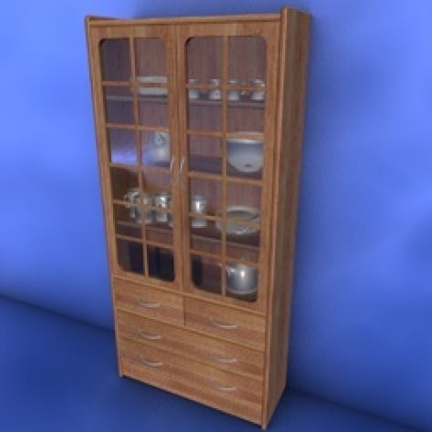 JH-CAD-interior-library glass container with sand in it 3D model_670
