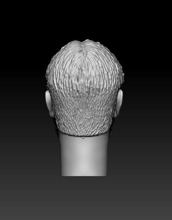 1 person 4 heads 3D print model_12