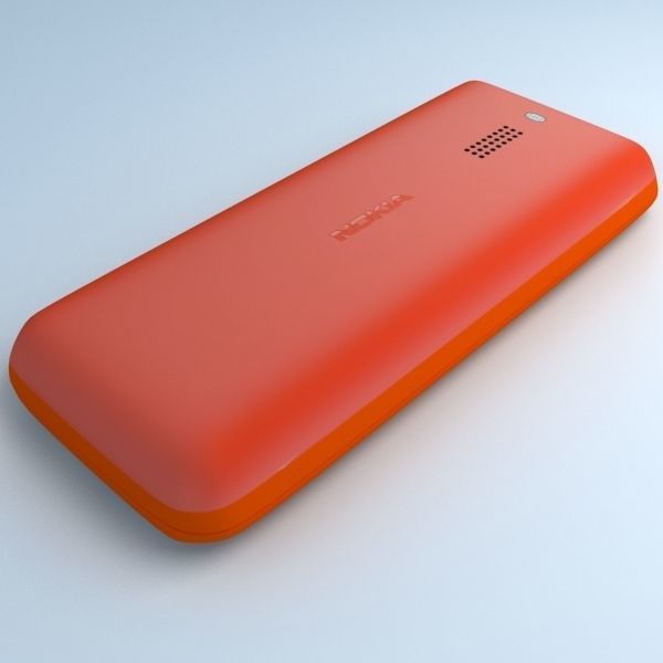 Nokia 103 Red 3D model_7