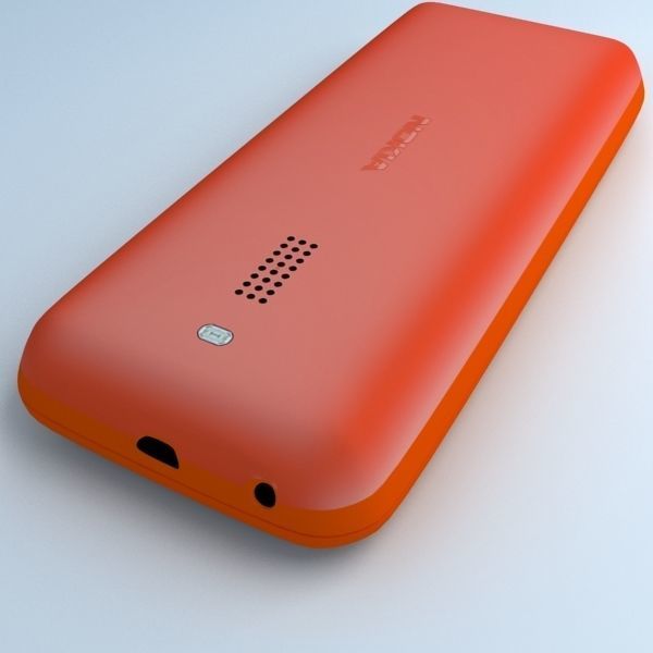 Nokia 103 Red 3D model_8