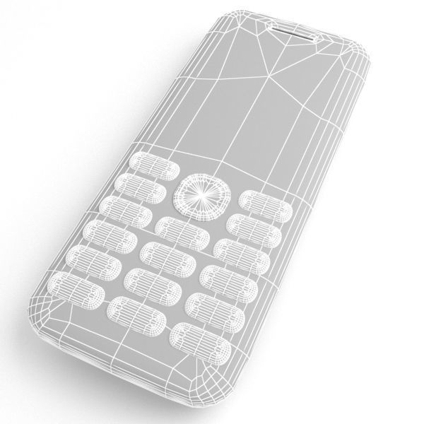 Nokia 103 Red 3D model_10
