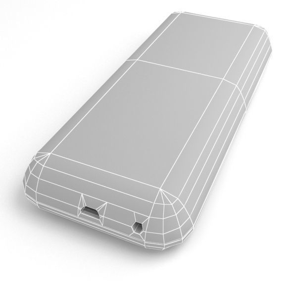 Nokia 103 Red 3D model_11