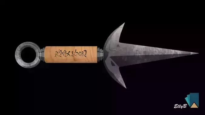 Kunai Minato 3D model