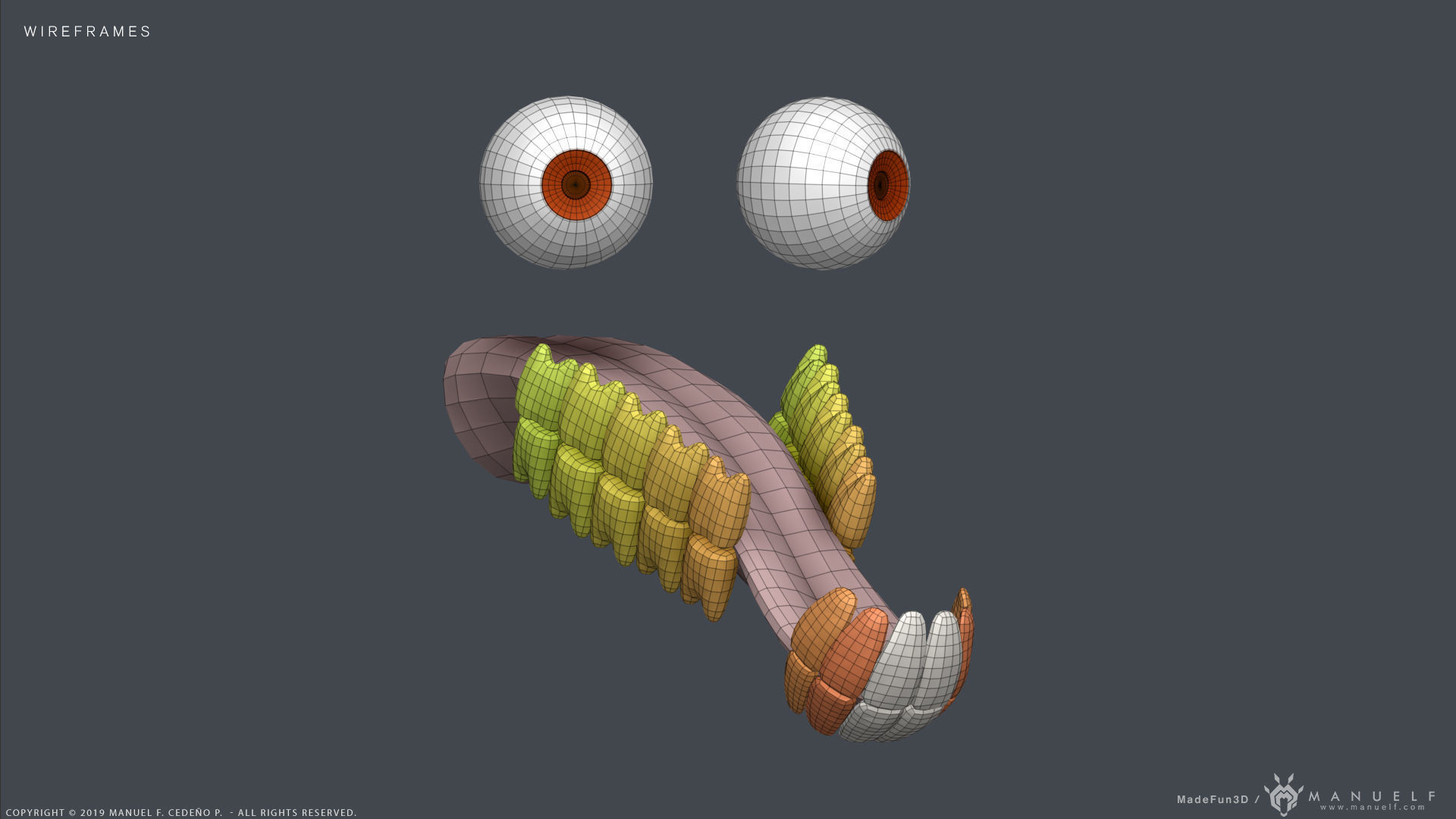 Stylized Cartoon Horse Low-poly 3D model_25