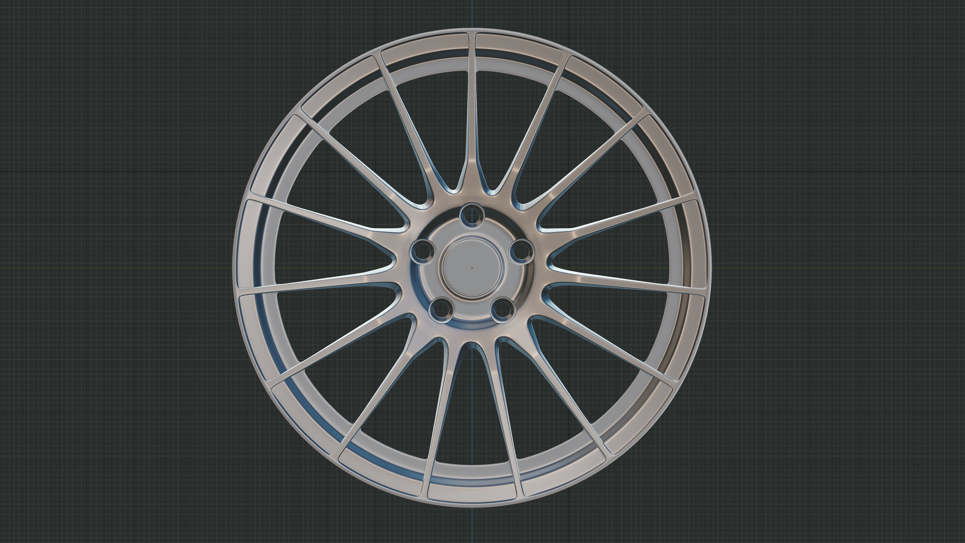 Enkei RS05RR - Wheel 3D model_4
