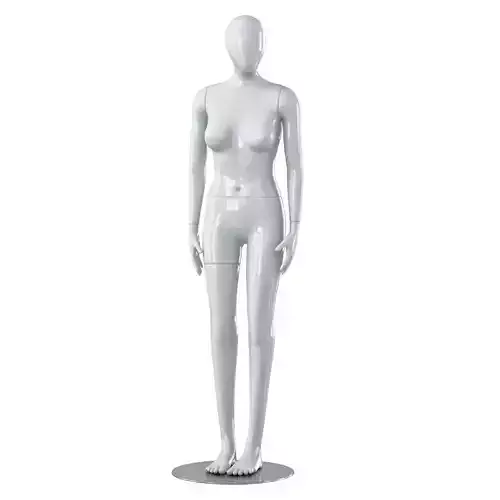 Faceless woman mannequin 26 3D model