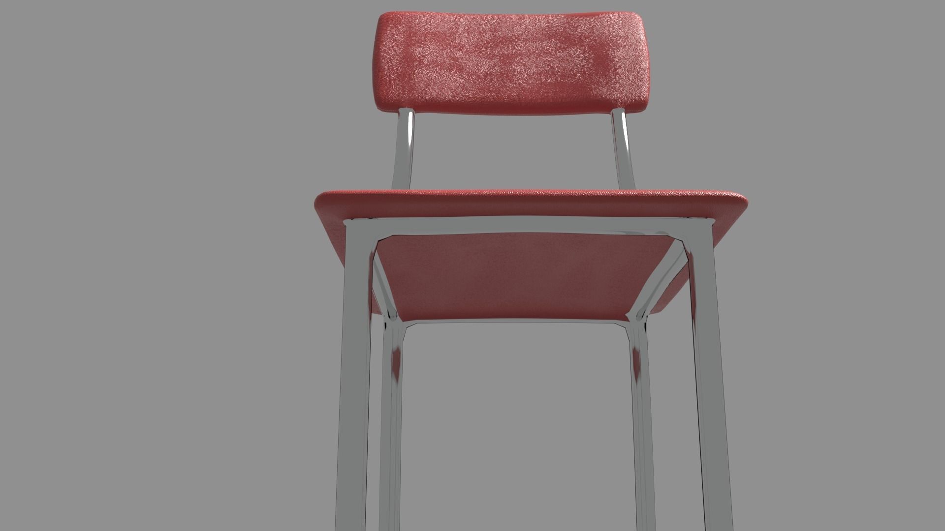CHAIR Low-poly 3D model_6