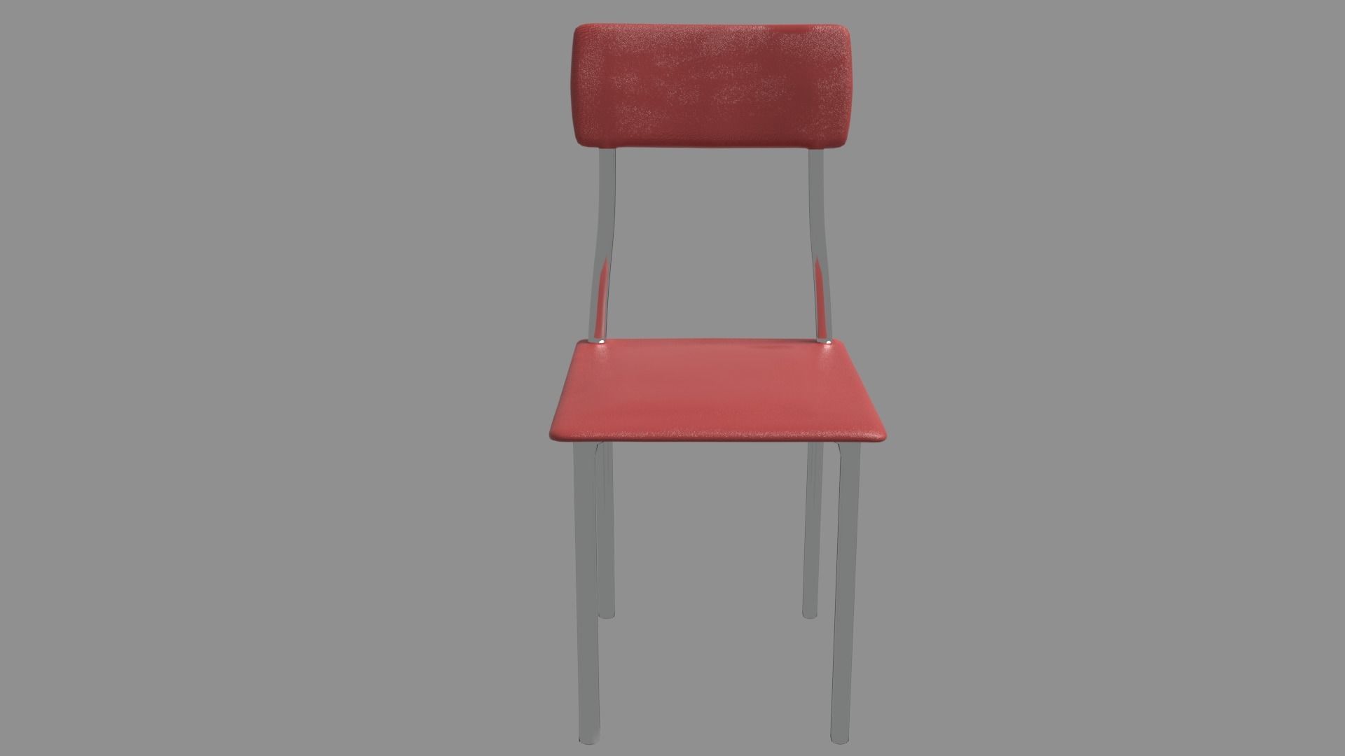 CHAIR Low-poly 3D model_1